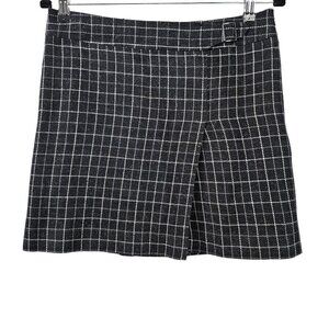 ❤️Loft Ann Taylor Wool Blend Black & White Mini Skirt